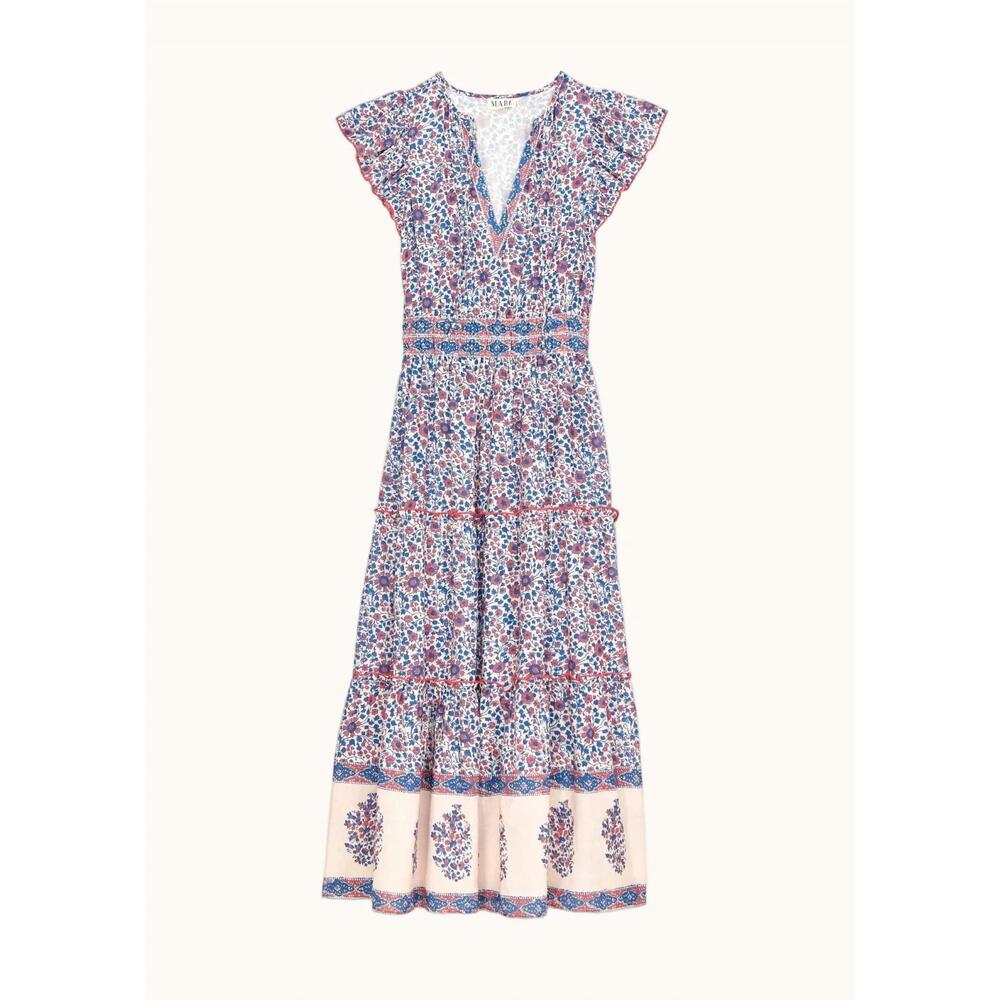 NEW M.A.B.E. della maxi dress in blue / pink - Picture 4 of 4